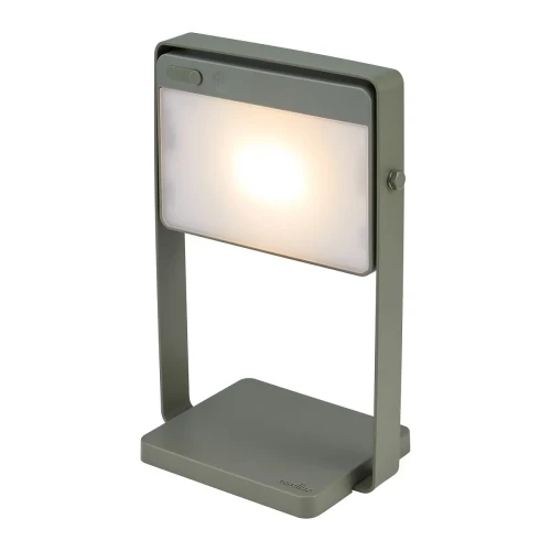 Przenośna lampa solarna Saulio Solar, oliwkowa - Nordlux