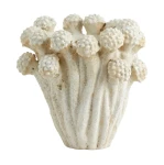 Ceramiczny wazon dekoracyjny Fungi, biały - Nordal