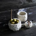 Świecznik na grubą świecę marmurowy Batu - Muubs
