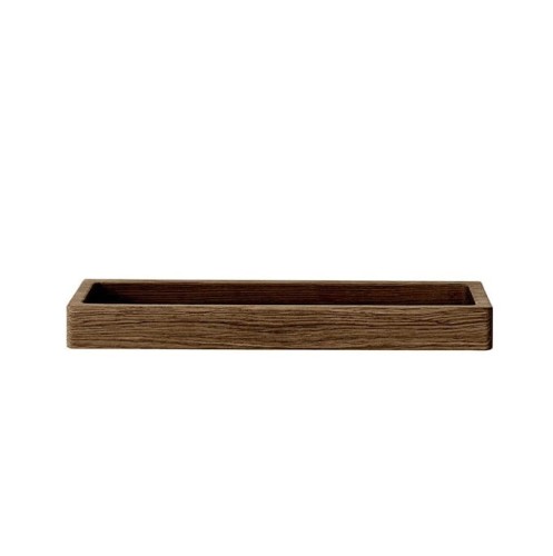 Wąska półka drewniana Sleek Shelf Ash 32, brązowa - Andersen Furniture