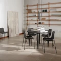 Nowoczesna czarna lampa wisząca tuba Pipe One40 z żelaza NORR11
