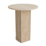 Stolik pomocniczy trawertyn Soho Natural - NORR11