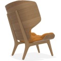 Fotel boucle Mammoth, dąb i tapicerka Grain 62016 - NORR11