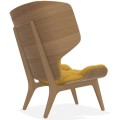 Fotel boucle Mammoth, dąb i tapicerka Grain 62122 - NORR11