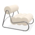 Fotel do salonu nowoczesny Fave, boucle Grain 61250 - NORR11