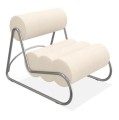 Fotel do salonu nowoczesny Fave, boucle Grain 61250 - NORR11