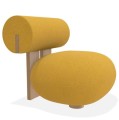 Designerski fotel Hippo Lounge, boucle Grain 62122 - NORR11