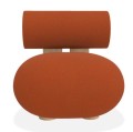 Designerski fotel Hippo Lounge, boucle Grain 63117 - NORR11