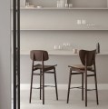 Hoker z oparciem Elephant 65, dąb czarny Black - NORR11