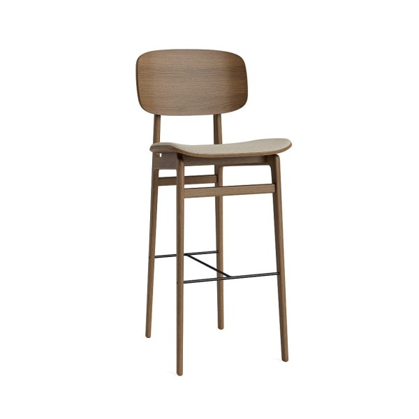 Hoker z oparciem NY11 76, Light Smoked, Hallingdal 65, wybór koloru tapicerki - NORR11
