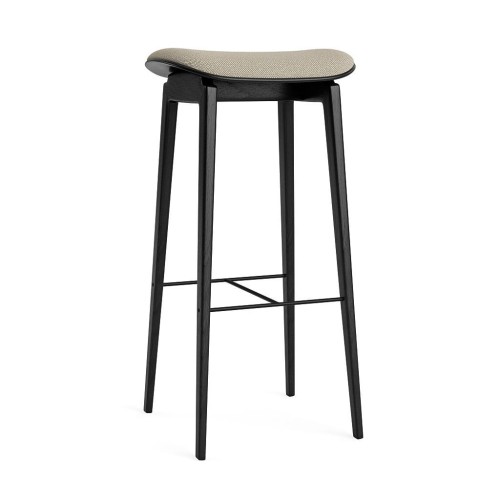 Hoker do kuchni, tapicerowany NY11 75, dąb Black, Hallingdal 65, wybór tapicerki - NORR11