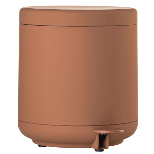 Kosz na śmieci łazienkowy z pedałem Ume 4l, terracotta - Zone Denmark