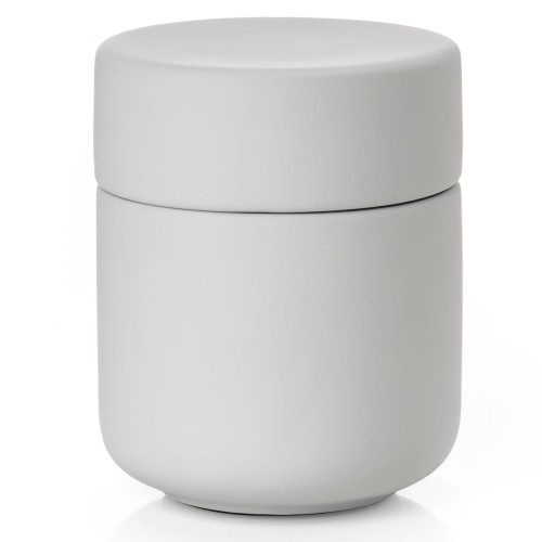 Pojemnik łazienkowy z pokrywką Ume, szary jasny - Zone Denmark