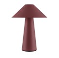 Lampa stołowa bezprzewodowa Cannes IP44, burgundowa - Globen Lighting