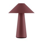 Lampa stołowa bezprzewodowa Cannes IP44, burgundowa - Globen Lighting
