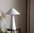 Lampa stołowa Cannes, biała - Globen Lighting