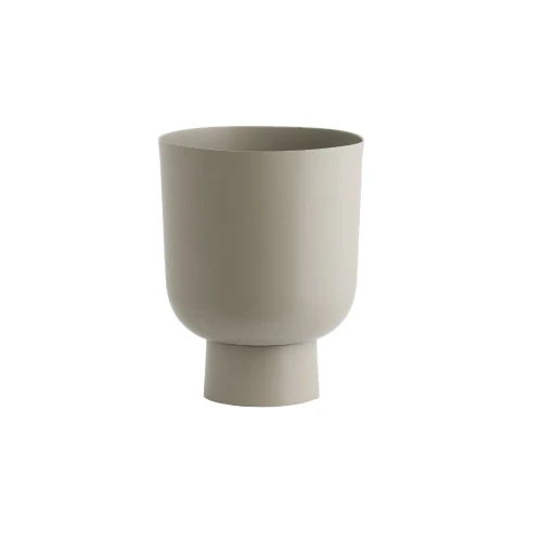 Doniczka na nodze Galoa 30, beżowa - Nordal