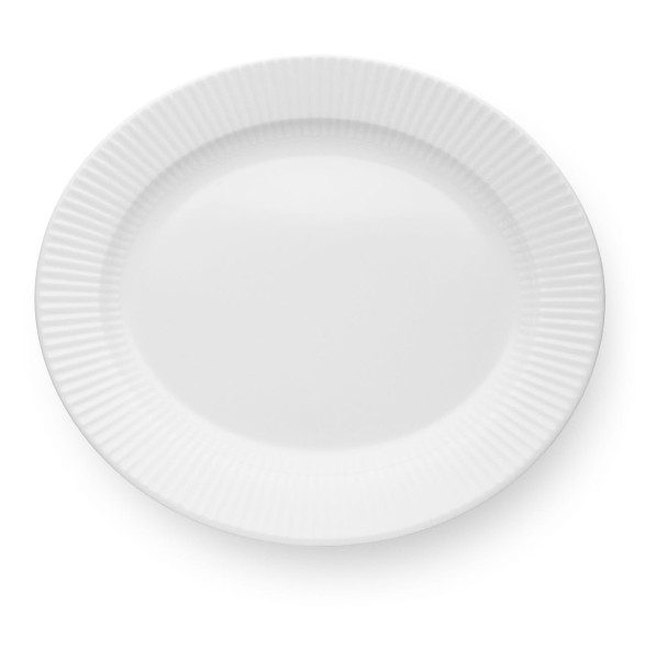 Talerz owalny porcelanowy Legio, biały - Eva Solo
