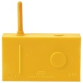 Radio przenośne, wodoodporne Bluetooth, Tykho 3, żółte – Lexon