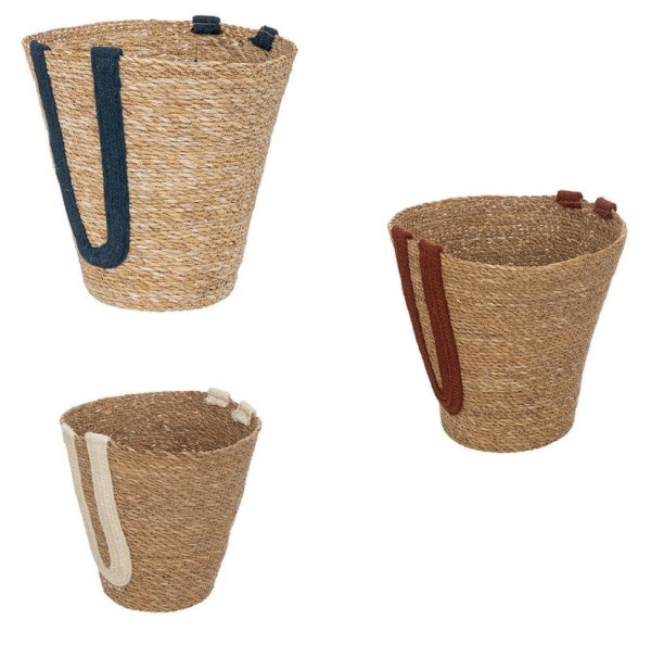 Paper wicker basket Osteria 30 raspberry - Pomax