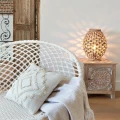 Lampa stołowa pleciona z hiacyntu wodnego Sand - Atmosphera
