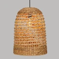 Lampa wisząca z rattanu i hiacyntu wodnego Sand - Atmosphera