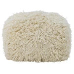 Pufa kwadratowa, wełniana Lomba, naturalna - Bloomingville