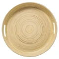 Taca bambusowa okrągła Ø42, musztardowa - 5five
