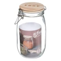 Szklany słoik z pokrywką sosnową Wording 1.5L - 5five