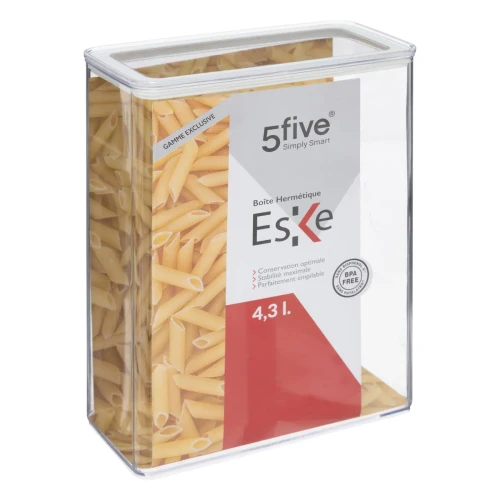 Pudełko na żywność, z przezroczystą pokrywką Eske 4.3 L - 5five