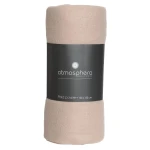 Koc polarowy Fleece 125x150, beżowy - Atmosphera