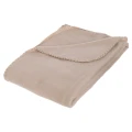 Koc polarowy Fleece 125x150, beżowy - Atmosphera