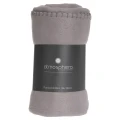 Koc polarowy Fleece 125x150, jasny szary - Atmosphera