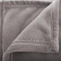 Pled narzuta z flaneli 180x230, szary - Atmosphera