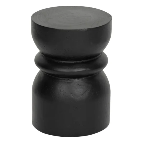 Mały stolik drewniany Jafar, czarny - Atmosphera