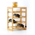 Bambusowy stojak na wino Linha, na 12 butelek - 5five