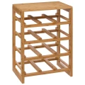 Bambusowy stojak na wino Linha, na 12 butelek - 5five