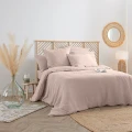 Poszwa na kołdrę 240x260, z lnu Linah, różowa - Atmosphera