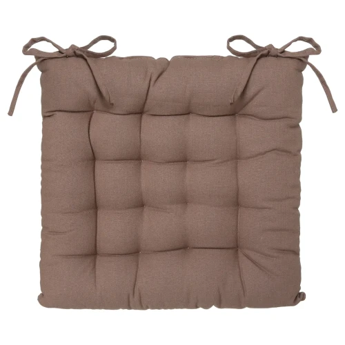 Poduszka na krzesło kwadratowa Anjali 38x38, taupe - Atmosphera