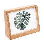 Drewniana ramka na zdjęcia stojąca Eris 10x15 pozioma - Atmosphera