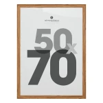 Ramka na ścianę Mae 50x70, brązowa - Atmosphera