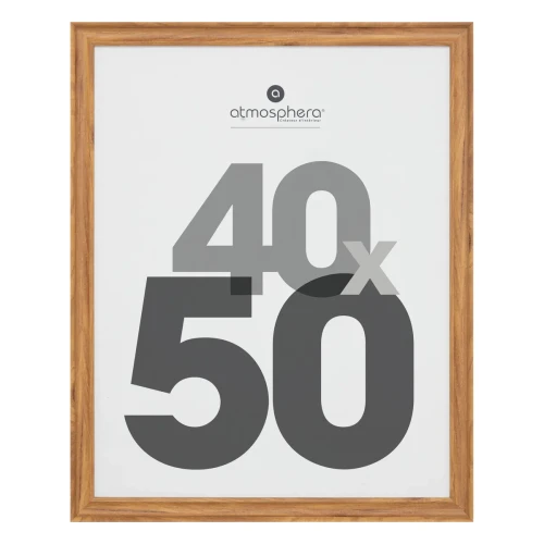 Ramka na ścianę Mae 40x50, brązowa - Atmosphera