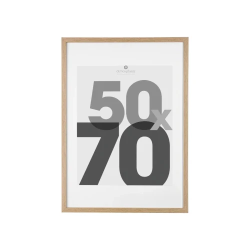 Ramka na ścianę Eva 50x70, naturalna - Atmosphera