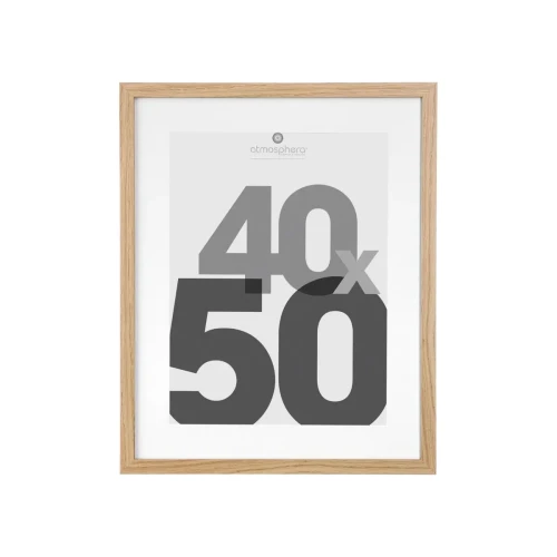 Ramka na ścianę Eva 40x50, naturalna - Atmosphera