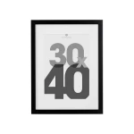 Ramka na ścianę Eva 30x40, czarna - Atmosphera