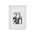 Ramka na ścianę Eva 21x30, biała - Atmosphera