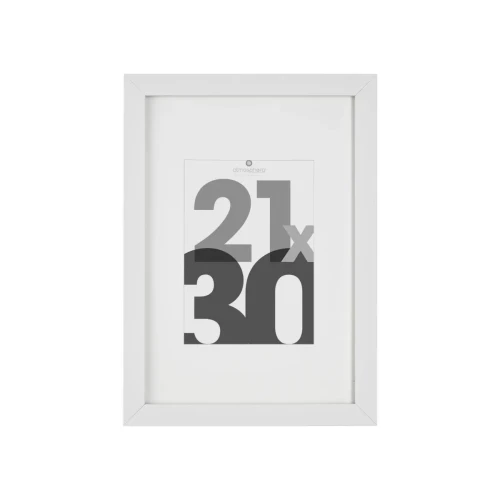 Ramka na ścianę Eva 21x30, biała - Atmosphera