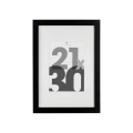 Ramka na ścianę Eva 21x30, czarna - Atmosphera
