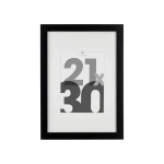 Ramka na ścianę Eva 21x30, czarna - Atmosphera