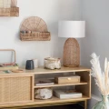 Rattanowa lampa stołowa Karla - Atmosphera